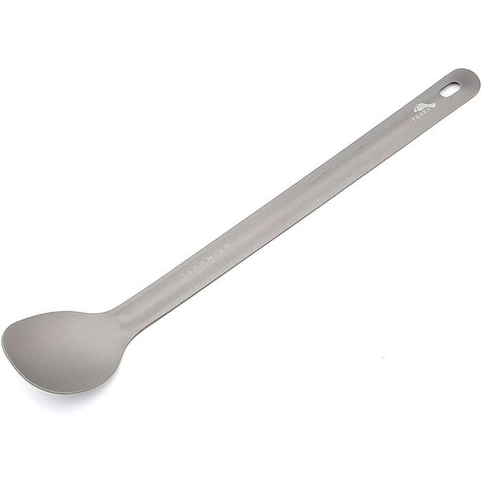 লম্বা ক্যাম্পিং চামচ পোর্টেবল